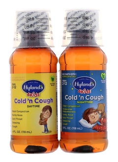 Hyland's Pack Of 2 Cold And Cough Syrup 