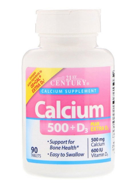 Calcium 500 Plus D3 Extra Bone Support - 90 Tablets
