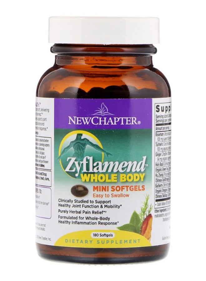 New Chapter Zyflamend Whole Body Easy To Swallow - 180 Softgels - Image 1