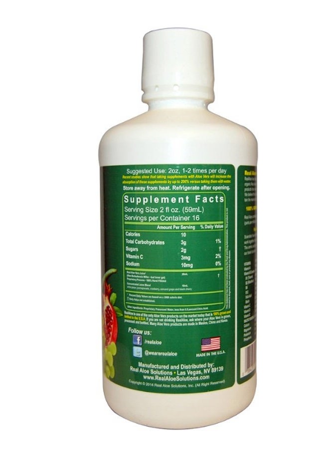 Real Aloe Organically Grown In Southern California Super Juice  - Image 2