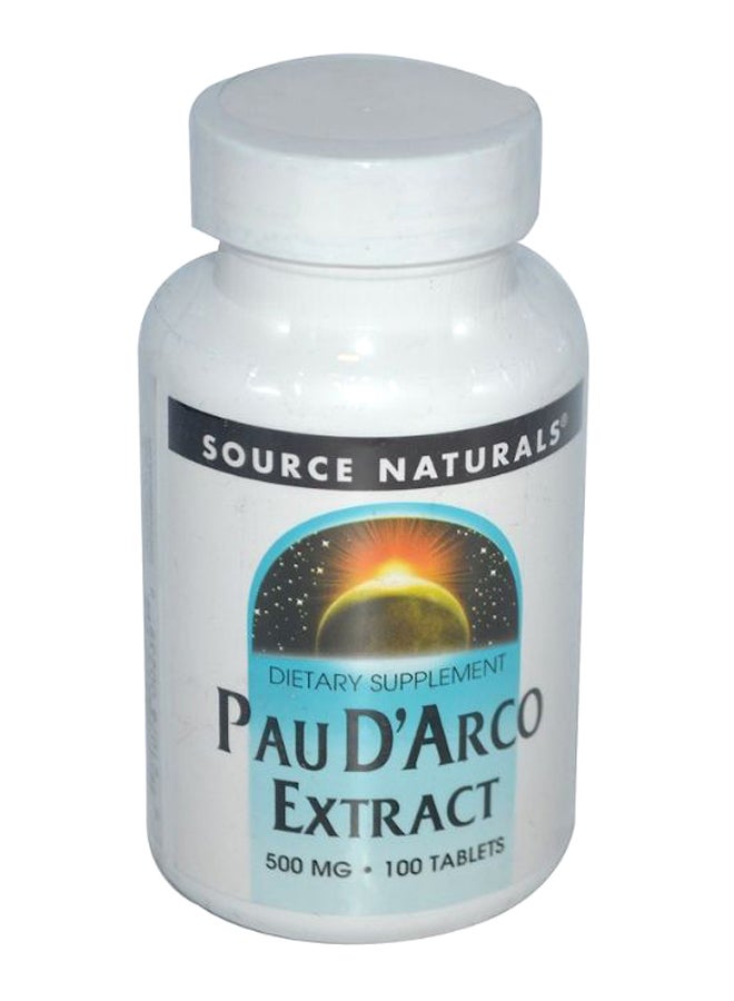 Pau D'Arco Extract - 100 Tablets