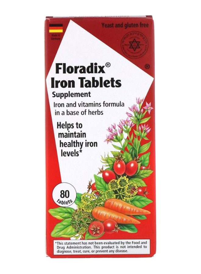 فلورا مكمل أقراص الحديد فلوراديكس - 80 قرص - Image 1