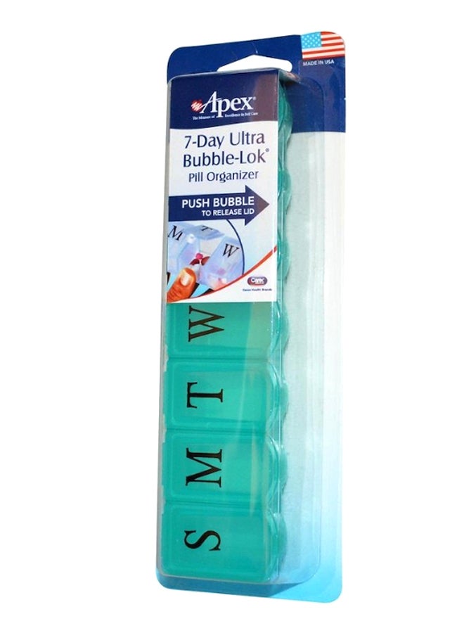 APEX 7-Day Ultra Bubble-Lok Pill Organizer 