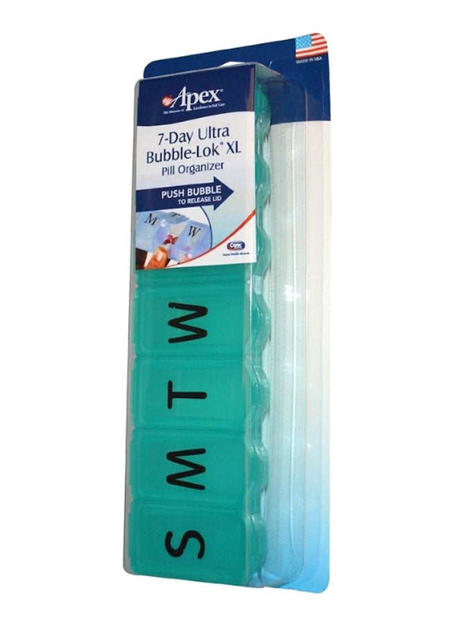 APEX 7-Day Ultra Bubble-Lok Pill Organizer