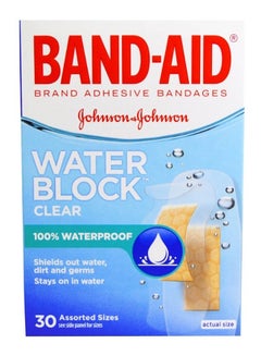 Band Aid Water Block Adhesive - 30 Bandages  - Image 1