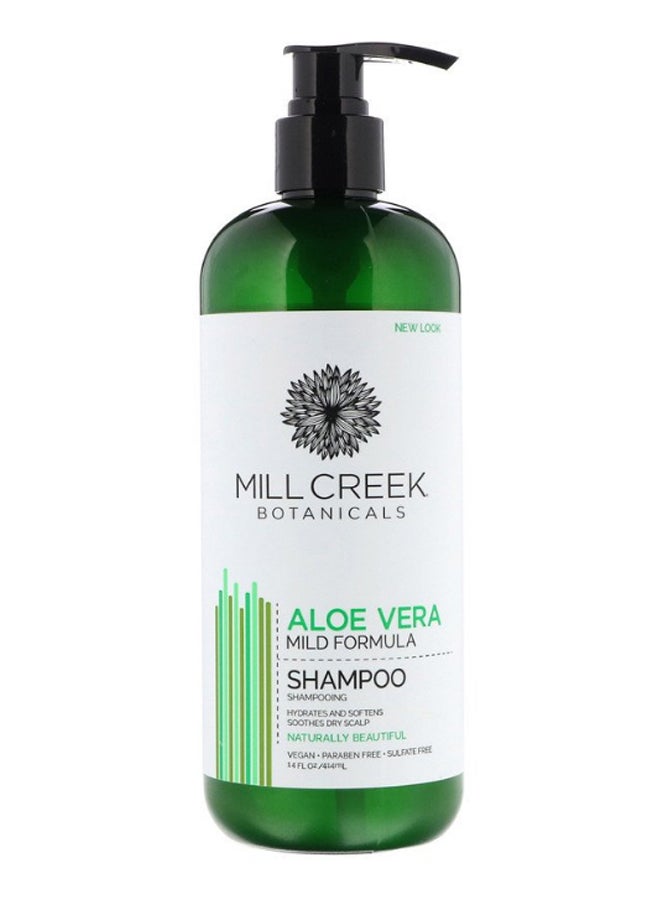 Mill Creek Botanicals - Aloe Vera Mild Formula Shampoo 414ml - Image 1