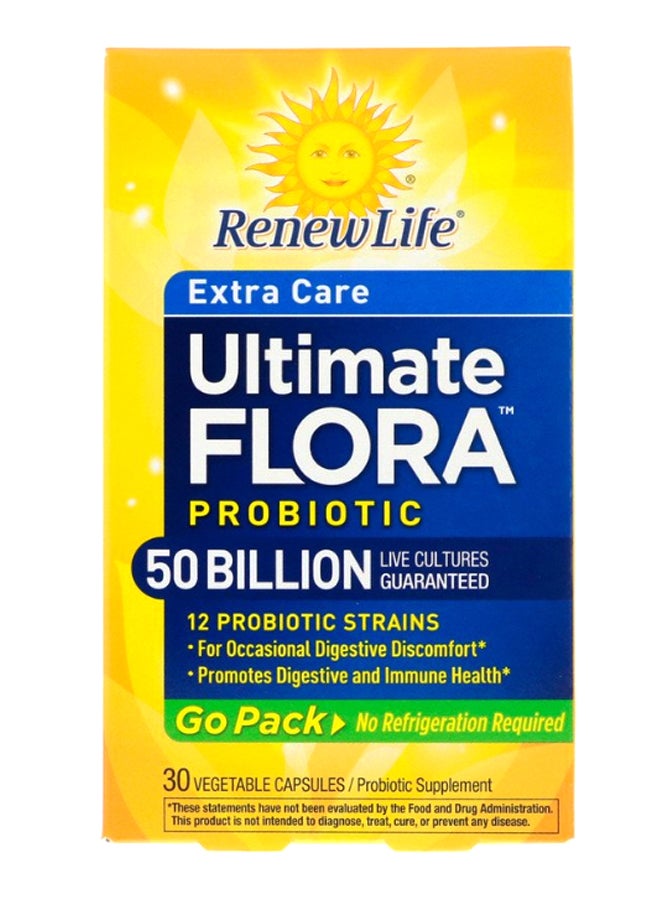 مكمل بروبيوتيك فلورا النهائية للعناية الإضافية - 30 كبسولة نباتية - Image 1