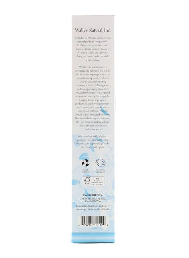 WALLYS NATURAL - Pack Of 12 Unscented Ear Candles - Image 1