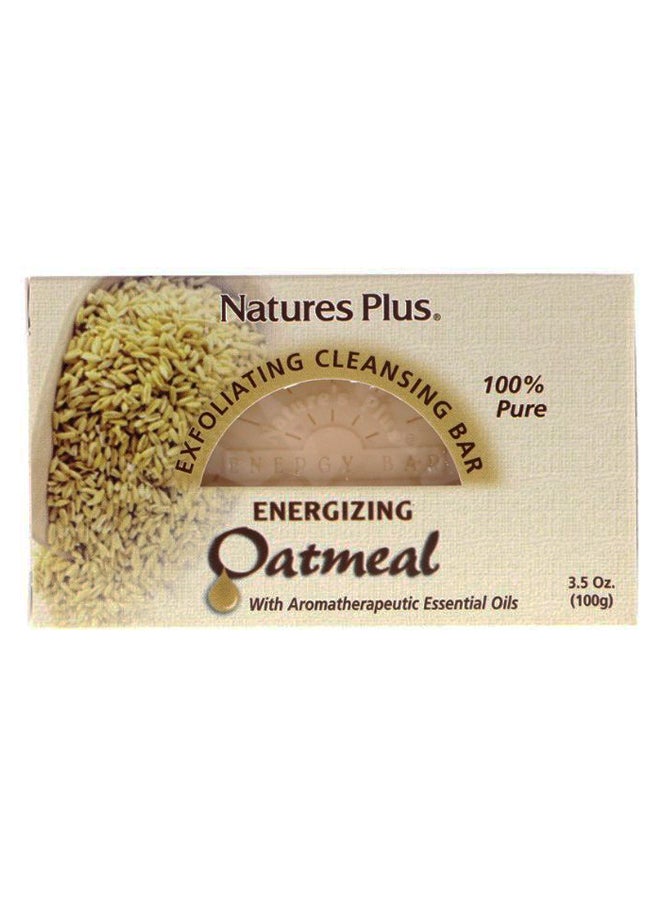 Natures Plus Oatmeal Exfoliating Cleansing Bar 100grams - Image 1