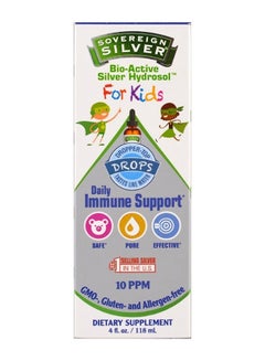 Sovereign Silver Bio-Active Silver Hydrosol Daily Immune Support Drops  - Image 1
