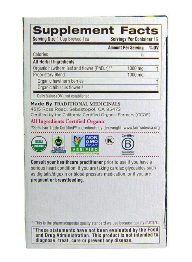 Traditional Medicinals Organic Naturally Caffeine Free Herbal Tea - 16 Bags  - Image 2