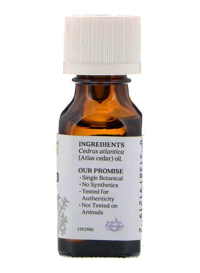 Aura Cacia Atlas Cedarwood Pure Essential Oil 15ml - Image 2