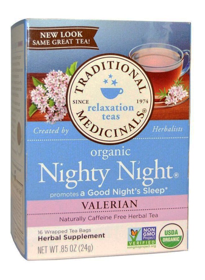Traditional Medicinals Organic Naturally Caffeine Free Herbal Tea - 16 Bags - Image 1