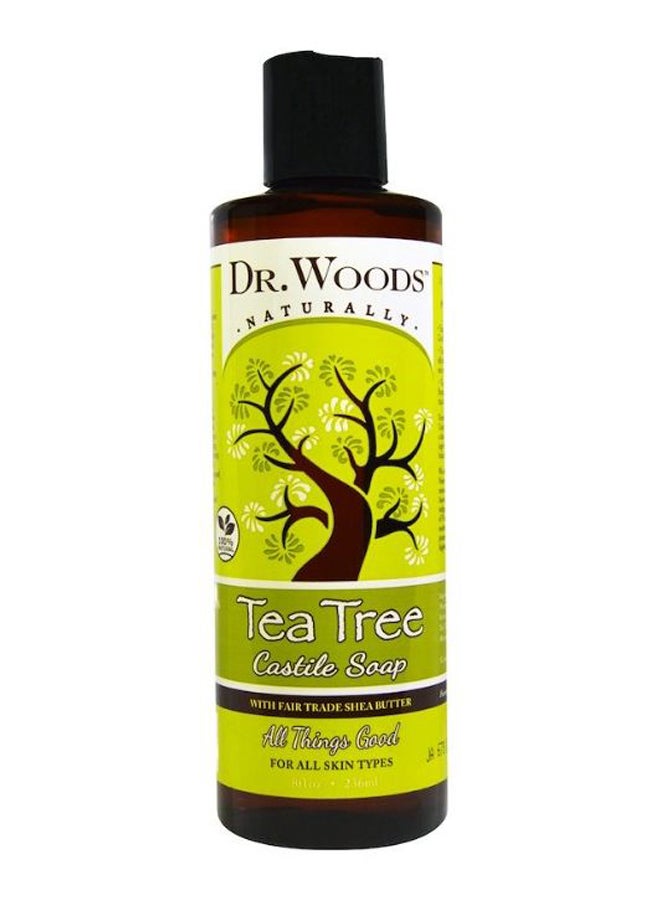 Dr. Woods Tea Tree Castile Liquid Body Soap  - Image 1