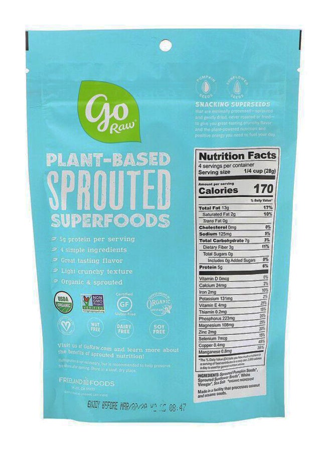 Go Raw Organic Sprouted Snacking Seeds Sea Salt And Vinegar - Image 2