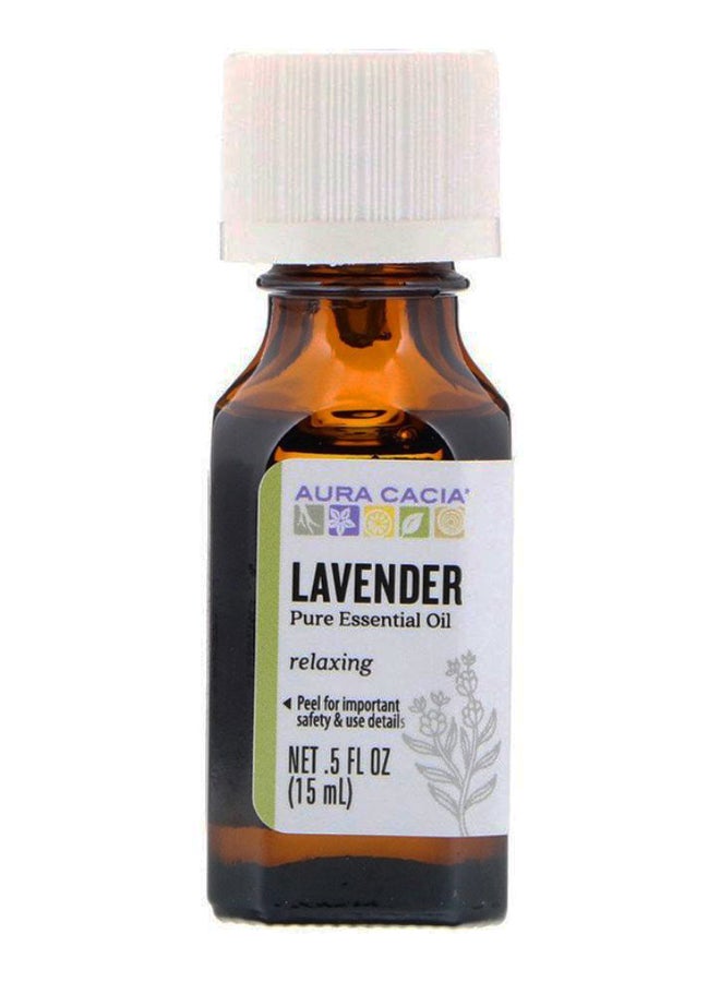 Aura Cacia Lavender Pure Essential Oil 15ml  - Image 1