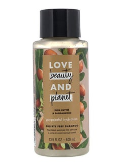 love beauty and planet Purposeful Hydration Shea Butter And Sandalwood Shampoo  - Image 1