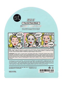 Pop N Glow Art Face Mask Sheet - v1588683157/N37800446A_2