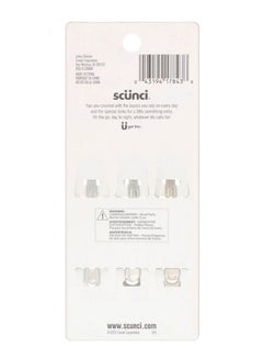 Scunci 3-Piece No Slip Grip Oval Clip Set Multicolour  - Image 2