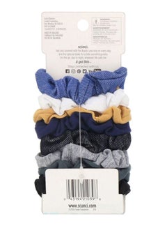 Scunci 8-Piece No Damage Hair Elastic Set Multicolour  - Image 2