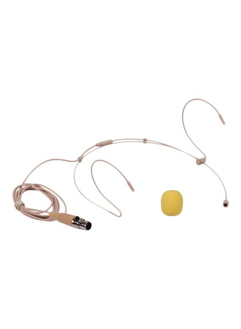 Mini XLR Plug Mic For AKG Wireless System Transmitter D8141-3 Beige