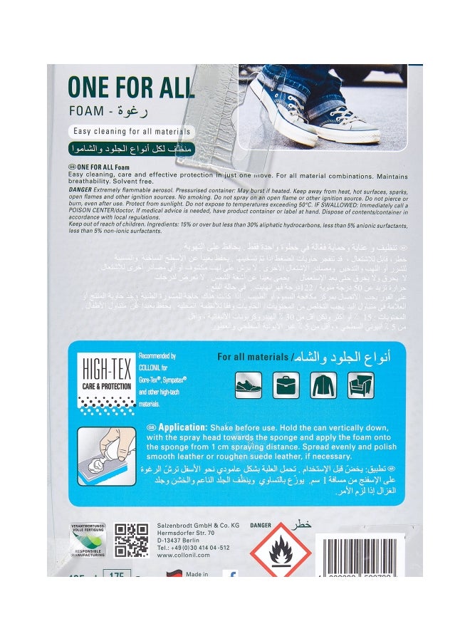 كولونيل One For All Shoe Cleaning Foam With Scrub Clear  - Image 3