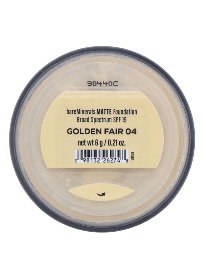 bareMinerals Matte Foundation Powder 04 Golden Fair - Image 2