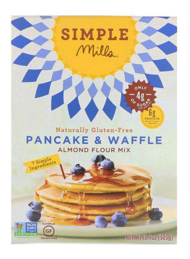 Simple Mills - Naturally Gluten-Free Almond Flour Mix Pancake Waffle 10.7ounce - Image 1