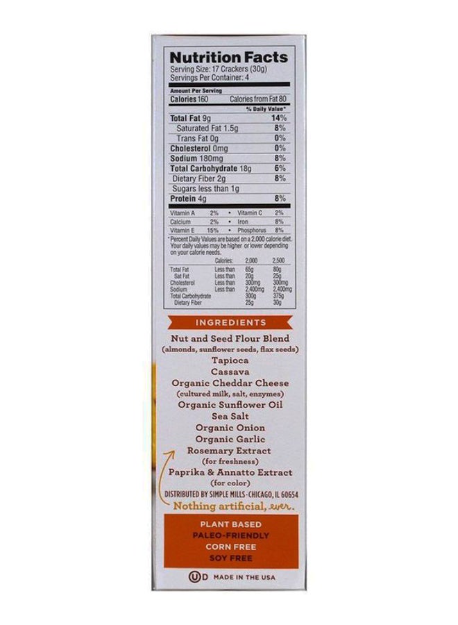 Simple Mills Naturally Gluten-Free Almond Flour Crackers - Image 2
