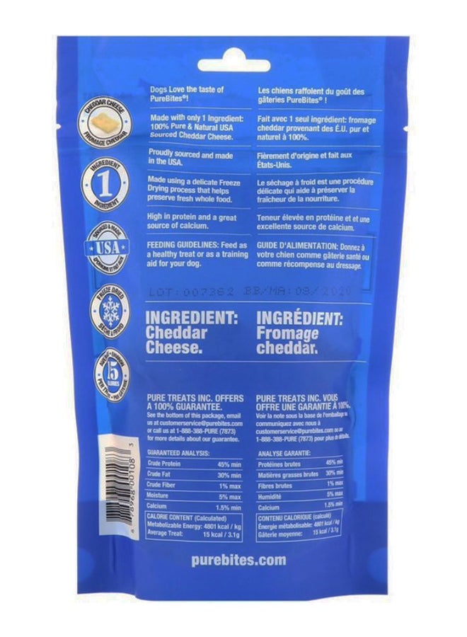 PUREBITES Freeze Dried Cheddar Cheese Treat 120grams - Image 2