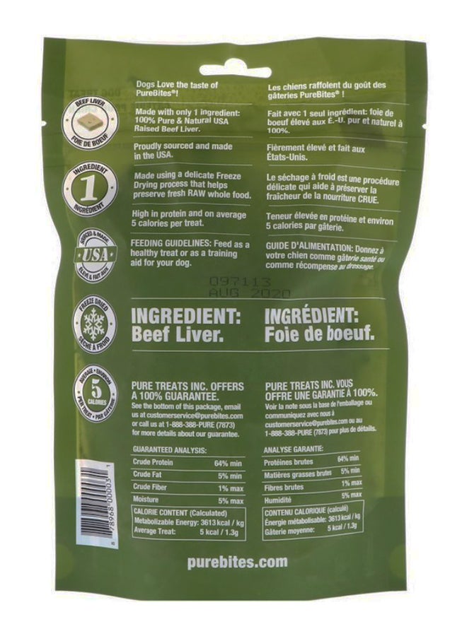 PUREBITES Freeze Dried Beef Liver Treat 120grams - Image 2