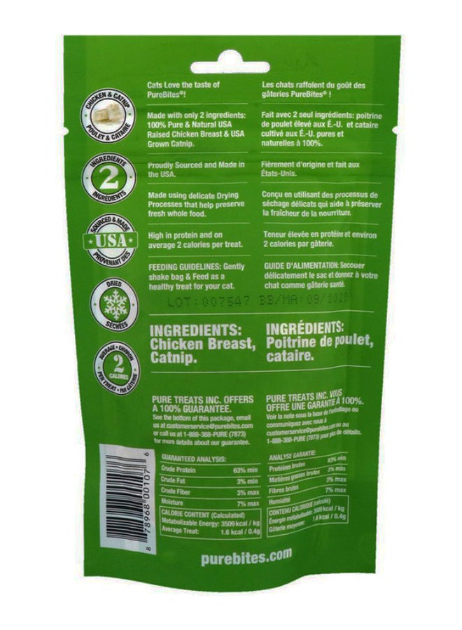 PUREBITES Freeze Dried Chicken And Catnip Treat 37grams - Image 2