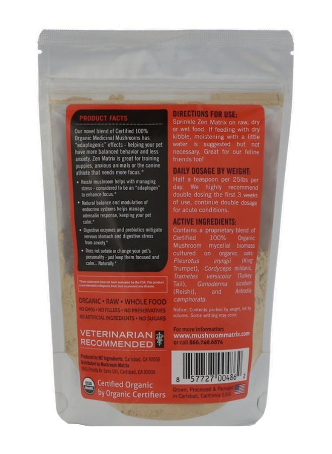 mushroom Matrix Organic Mushroom Supplement Zen 100grams - Image 2
