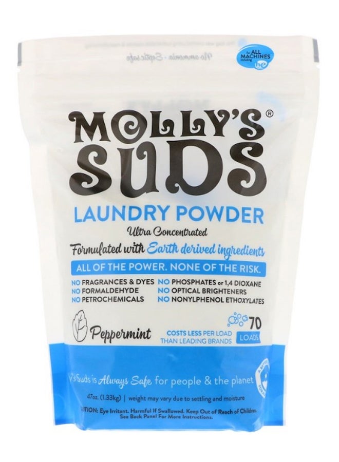 MOLLY'S SUDS Ultra Concentrated Peppermint Laundry Powder Multicolour 1.33kg  - Image 1