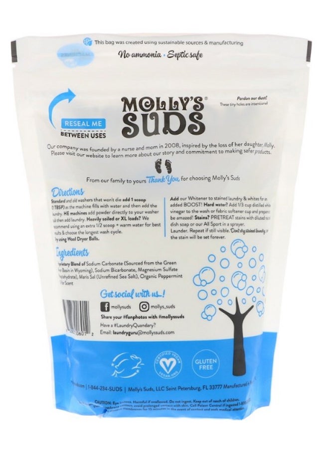 MOLLY'S SUDS Ultra Concentrated Peppermint Laundry Powder Multicolour 1.33kg  - Image 2