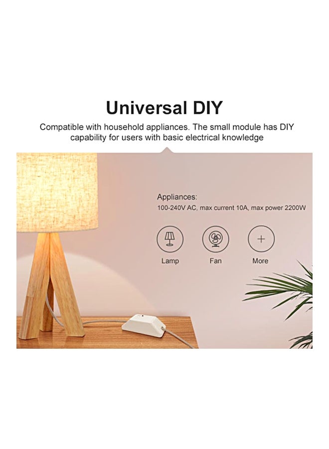 سونوف سويتش تحكم ذكي R3 بخاصية الواي فاي أبيض 10x3x5سم - Image 3