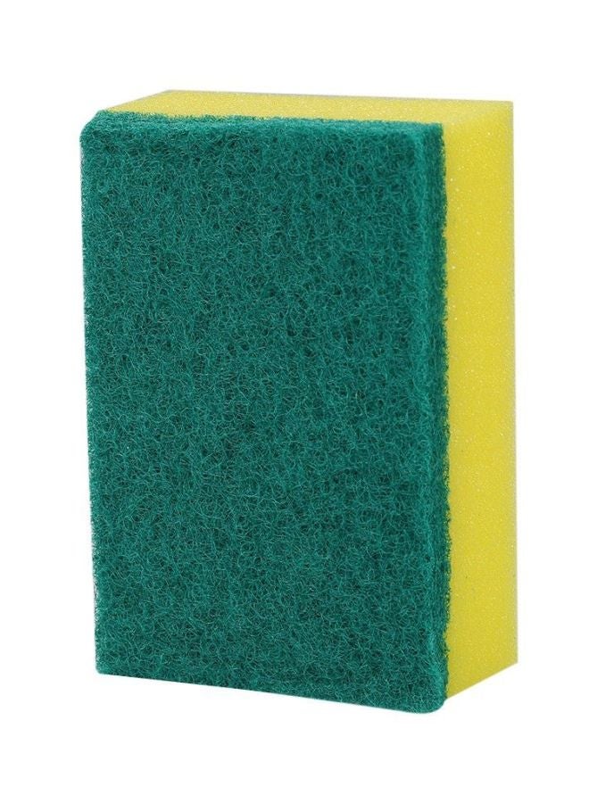 Pack Of 20 Multi-Purpose Double-Faced Sponge Yellow/Green 31cm - Image 2