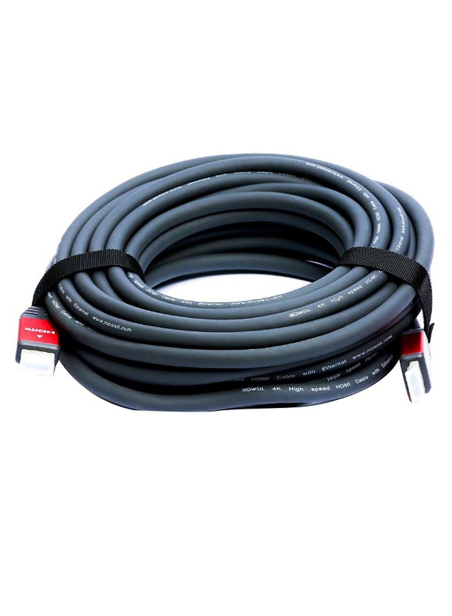 MOWSIL Full HD 4K HDMI Cable Black - Image 1