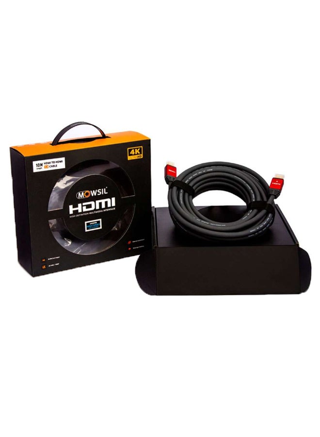 MOWSIL Full HD 4K HDMI Cable Black - Image 2