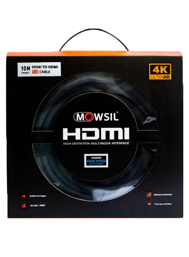 MOWSIL 4K HDMI Cable Black - Image 1