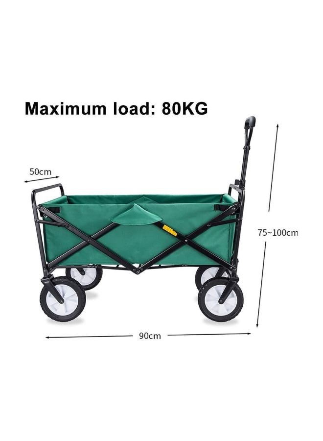 كول بيبي عربة قابلة للطي للاستخدام في الأماكن الخارجية أخضر/أسود 75X50X20سم  - Image 5