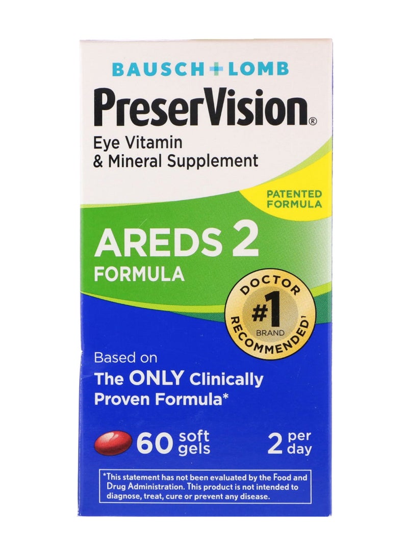 Bausch + Lomb AREDS 2 Formula - 60 Soft Gels - Image 2