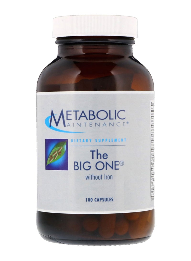 ميتابوليك مانتينانس مكمل غذائي ذا بيج وان بدون أداة كي يحتوي على 100 كبسولة