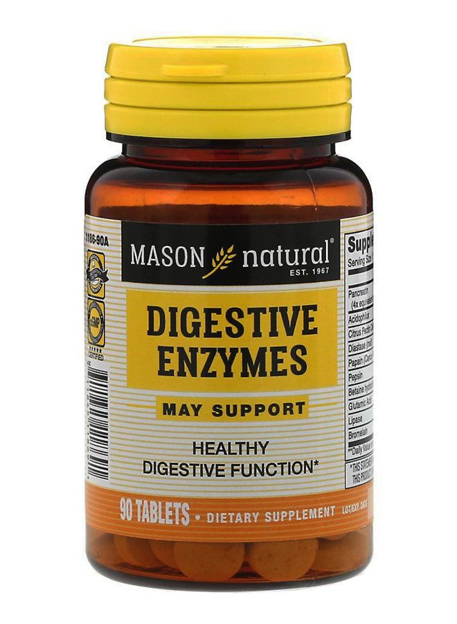 Mason Natural Digestive Enzymes - 90 Tablets