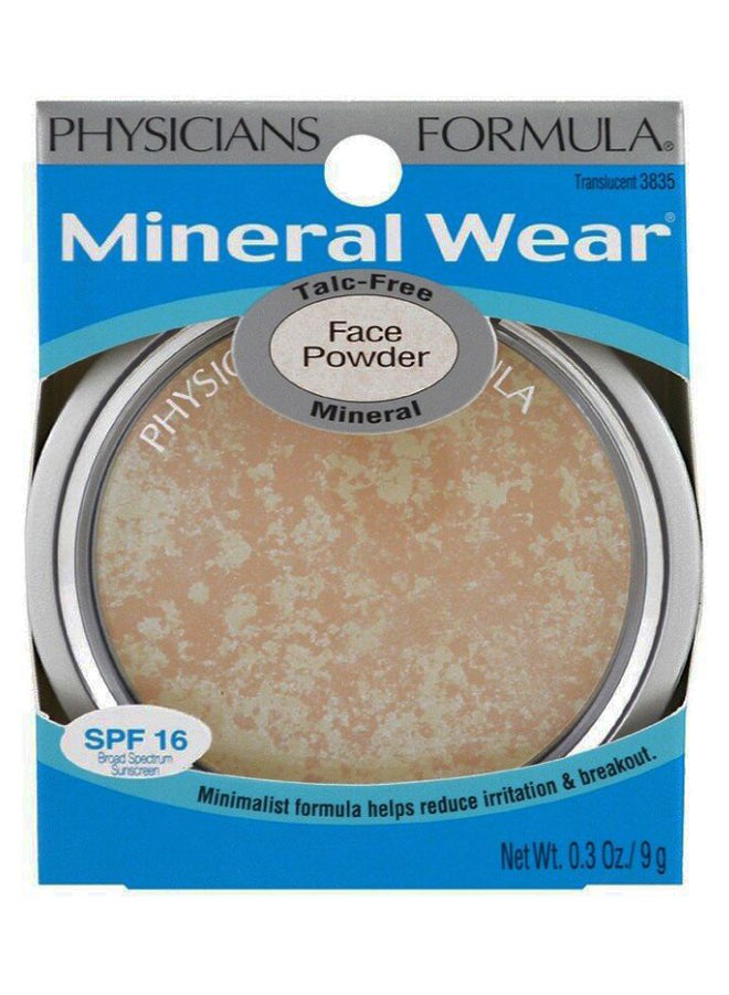 Physicians Formula Mineral Wear Face Pressed Powder Translucent - Image 2
