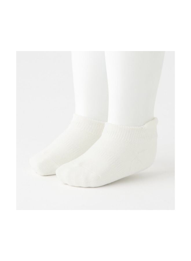 MUJI Fit All Sneaker Socks Off White  - Image 5