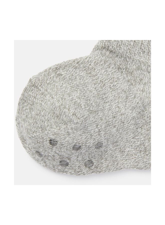 MUJI Stretchable Sneaker Socks Silver Grey  - Image 3