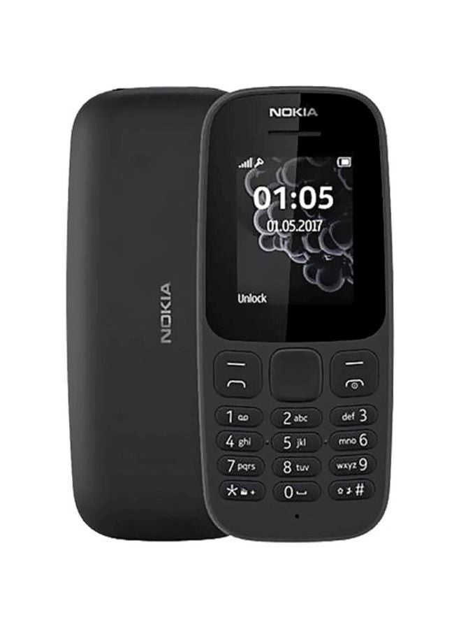 NOKIA - 105 Dual SIM Black 4MB RAM 4MB 2G - Image 1