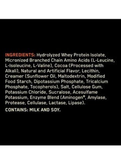 Optimum Nutrition Platinum Hydro Whey Protein - Turbo Chocolate - 794 Gram  - Image 3