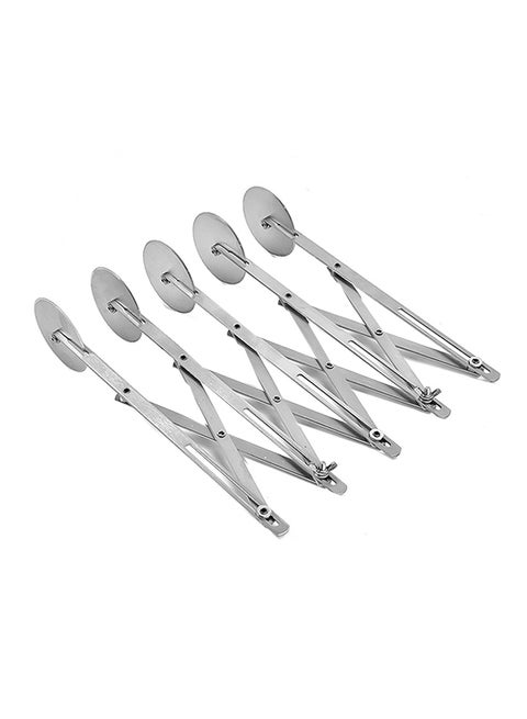 5 Wheel Knife Cutter Silver 25 x 6 x 6.5cm